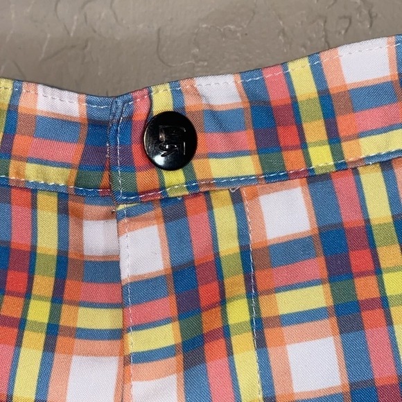 Parke & Ronan Angelo retro plaid swim trunks - Picture 2 of 7